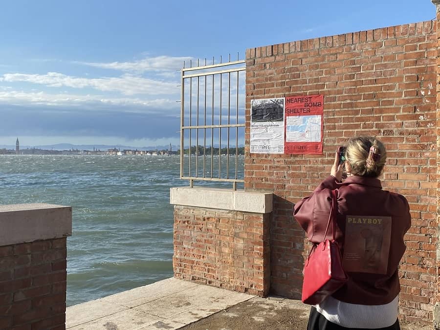 <strong>Bomb shelter map of Venice</strong>